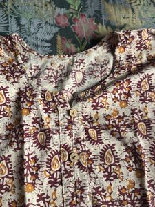 Bohemian Print Cotton short kurti