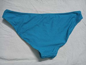 Teal Polka Dot💛 Bikini Bottom