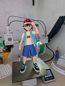Pokemon Ash Ketchum Figure 3d printed