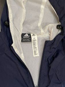 Adidas Navy Blue Windbreaker Jacket original