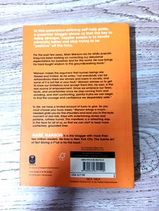 The Subtle Art of Not Giving a F*ck Book