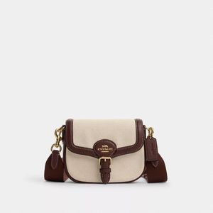 Original Coach Canvas & Leather Crossbody Bag