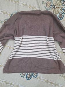 Striped Knit Sweater