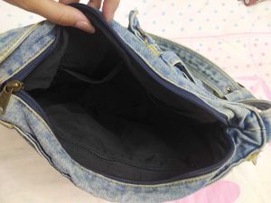 Y2k Denim Buckle Shoulder Bag