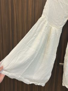 Elegant Cream Palazzo Pants