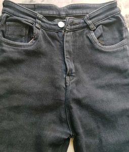 Classic Black straight fit Denim Jeans