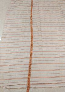 Striped Embroidered Tunic Top