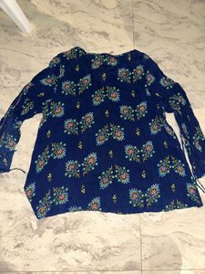 Bohemian Print Bell Sleeve Tunic