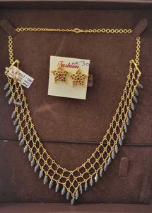 Multi Beads Necklace Set