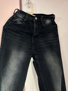 Black Wash Denim Jeans
