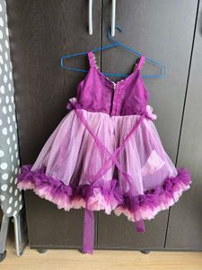 Sparkly Purple Tulle Party Dress