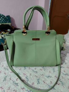 Stylish Pastel Green Handbag