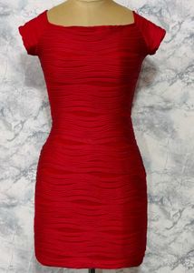 Stunning Red Bodycon Mini Dress