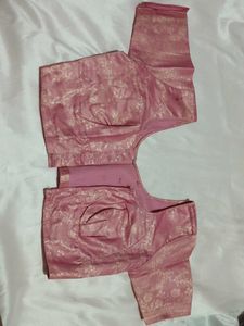 Pink Sequin Embroidered Saree with blouse