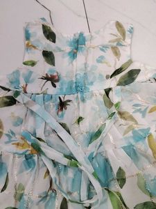 Floral Print Baby Dress