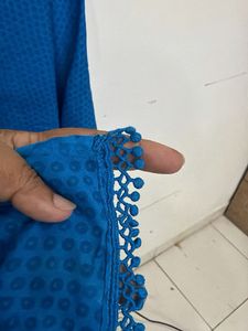 Vibrant Blue Ethnic Dupatta