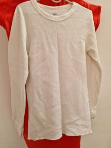 White Long Sleeve Top