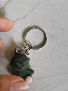 Cute Green Character Keychain