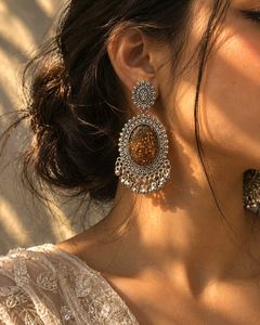 bronze resin Oxidized jhumke