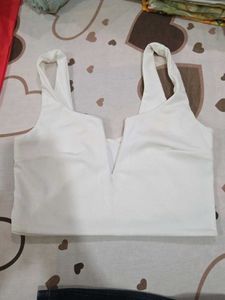 white tank top