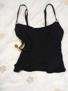 black laced top