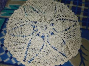 Handmade Crochet Thal Posh Or Table Mat