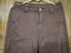Urbanic Baggy Brown Cargo Jeans