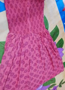 Cute Pink Smocked Dress