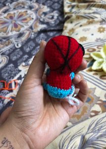 🕷️ Handmade Crochet Spider-Man Keychain 🕸️