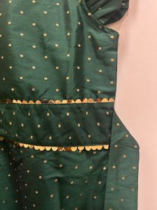 Ethnic Gown with Gold Dots