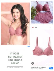 H&M Lace Push-Up Bra and Panty Set