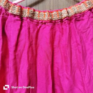 Pink Ethnic Skirt