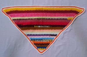 Handmade Crochet Corner Piece Cover