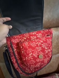 Red Ethnic Bag