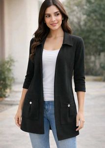 Chic Black Open shrug