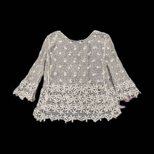 ZARA Crochet Lace Top