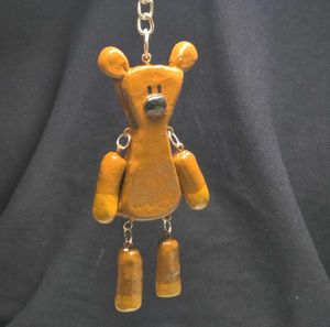 Mr Bean Teddy Bear Keychain