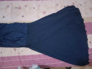 fixed price Navy Blue sharara top  Set wit