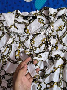 Women's Chain Print Top