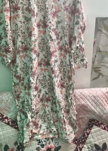 Elegant Floral Kurta &amp; Palazzo Set