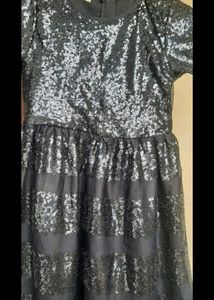 Sparkly Dark Blue Sequence Party Dresses For Girls