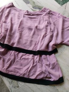 Chic Layered Lavender Top