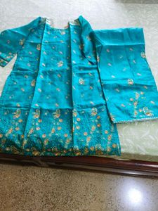 Beautiful Tealkurta Plazzo Set