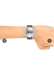 Original GUESS Women Grey Dial Watch with Swarovsk