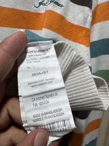 Jack &amp; Jones Multicolor Striped Crewneck Sweater