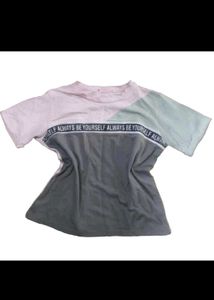 CLEARANCE SALE!💗Colorblock Graphic T-Shirt