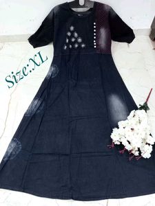 Denim Maxi Dress