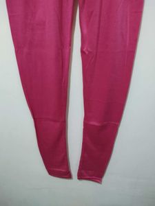 Hot Rani Pink Viscose Lycra Leggings