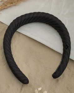 Chic Black Twisted Headband