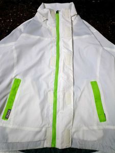 White &amp; Green Active Jacket